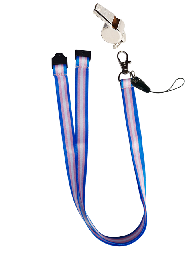 Transgender Pride Flag Lanyard