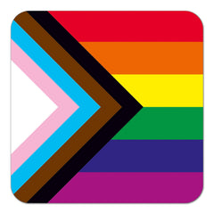 Progress Pride Flag Coaster